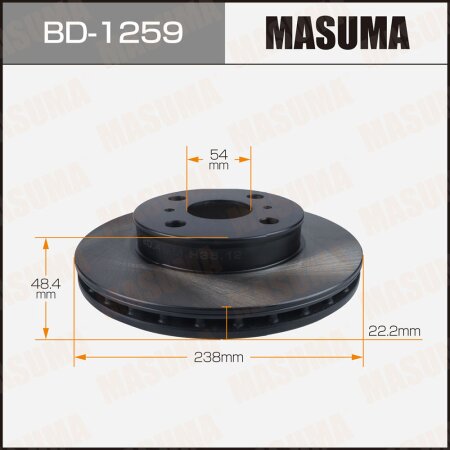 Brake disk Masuma, BD-1259