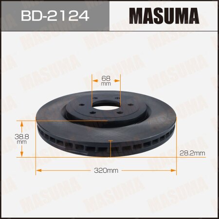 Brake disk Masuma, BD-2124