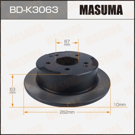 Brake disk Masuma, BD-K3063