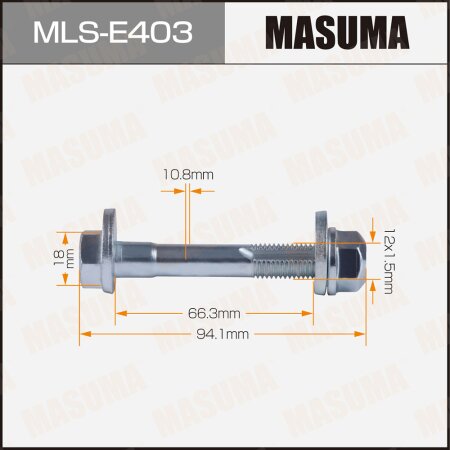 Camber adjustment bolt Masuma, MLS-E403