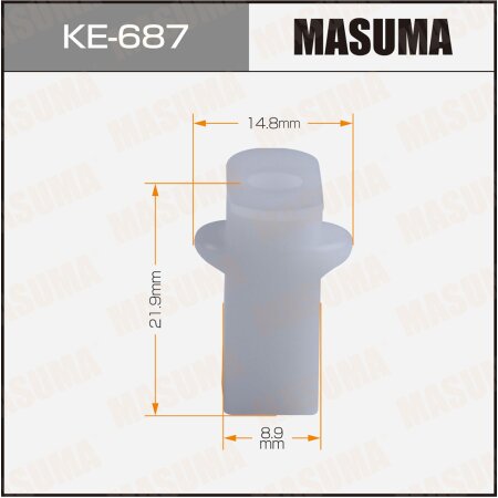 Retainer clip Masuma plastic, KE-687