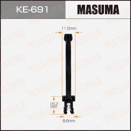 Retainer clip Masuma plastic, KE-691