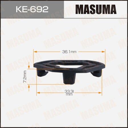 Retainer clip Masuma plastic, KE-692