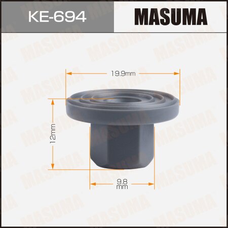 Retainer clip Masuma plastic, KE-694