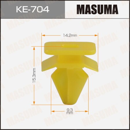 Retainer clip Masuma plastic, KE-704