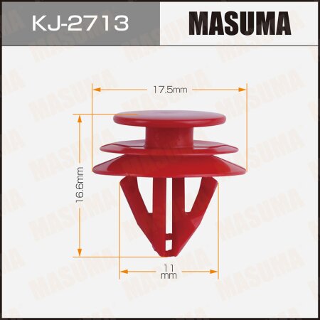 Retainer clip Masuma plastic, KJ-2713