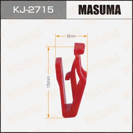 Retainer clip Masuma plastic, KJ-2715