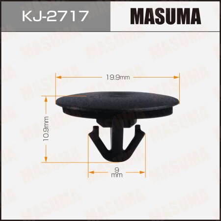 Retainer clip Masuma plastic, KJ-2717