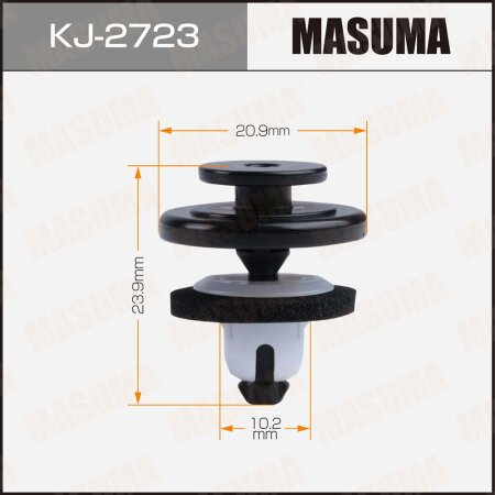 Retainer clip Masuma plastic, KJ-2723