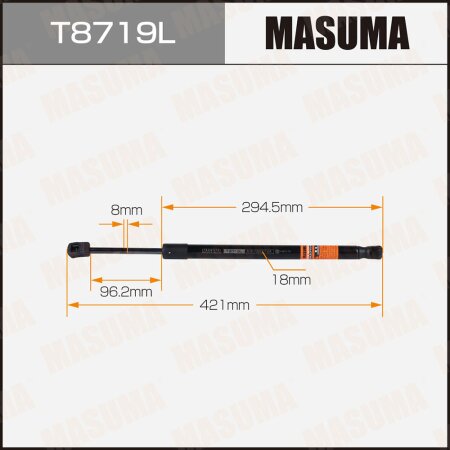 Gas spring hood, T8719L