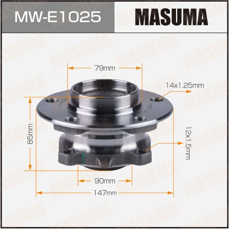 Wheel hub assembly Masuma, MW-E1025