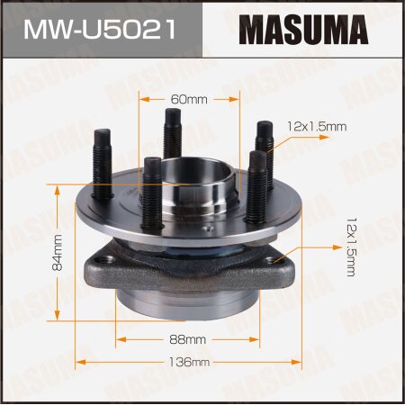 Wheel hub assembly Masuma, MW-U5021