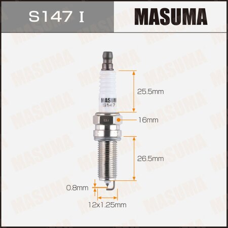 Spark plug Masuma iridium (91603) LKR6AIX, S147I