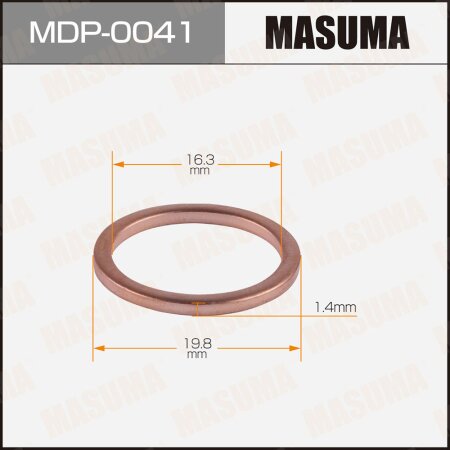 Oil drain plug washer (gasket) Masuma, MDP-0041