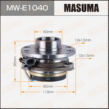 Wheel hub assembly Masuma, MW-E1040