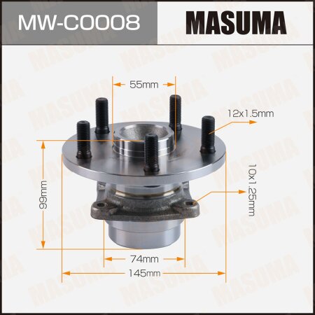 Wheel hub assembly Masuma, MW-C0008