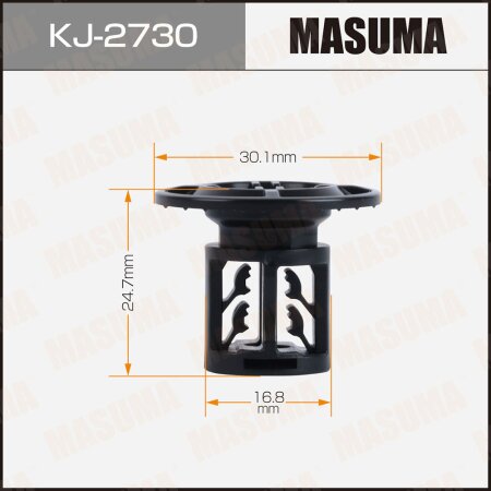 Retainer clip Masuma plastic, KJ-2730