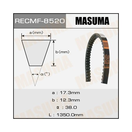 Drive V-Belt Masuma, 17x1350 mm, 8520