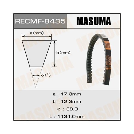 Drive V-Belt Masuma, 17x1134 mm, 8435