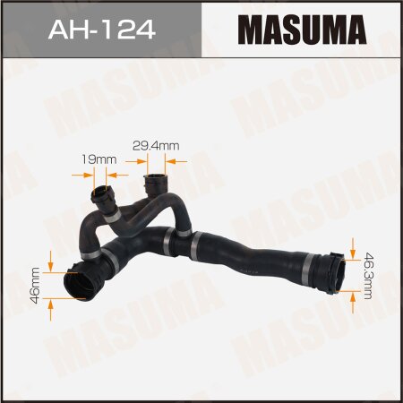 Cooling system hose Masuma, AH-124