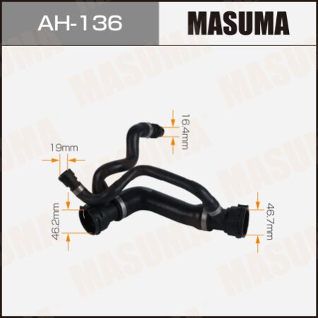 Cooling system hose Masuma, AH-136