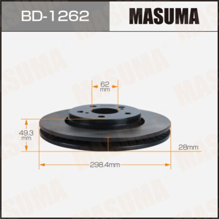 Brake disk Masuma, BD-1262