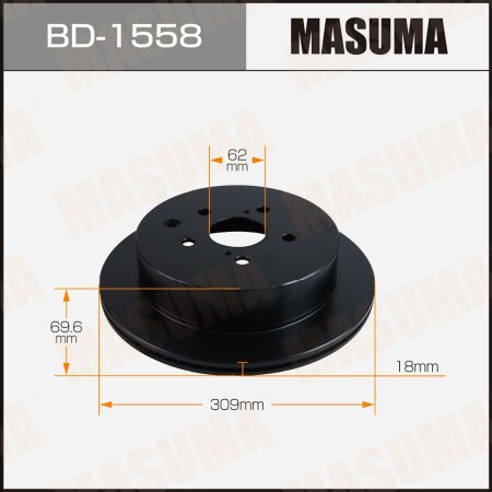 Brake disk Masuma, BD-1558