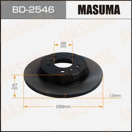 Brake disk Masuma, BD-2546