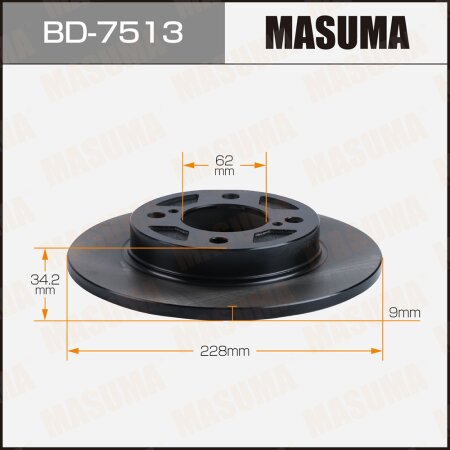 Brake disk Masuma, BD-7513