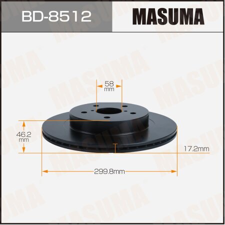 Brake disk Masuma, BD-8512