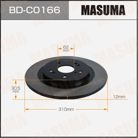 Brake disk Masuma, BD-C0166