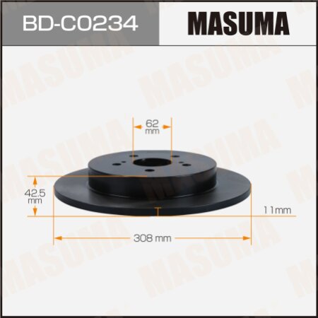 Brake disk Masuma, BD-C0234