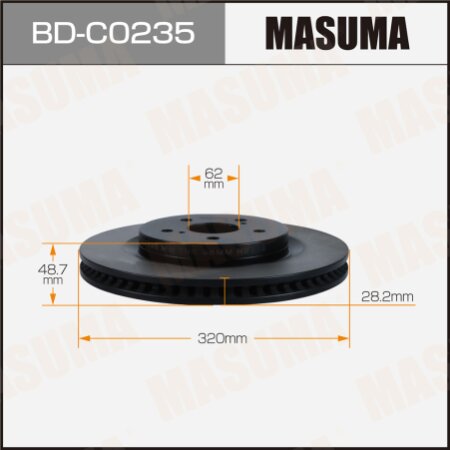 Brake disk Masuma, BD-C0235