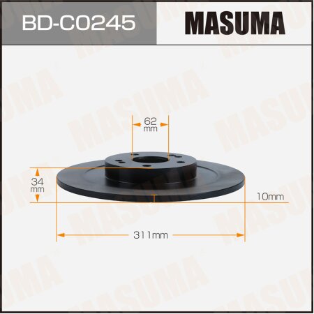 Brake disk Masuma, BD-C0245