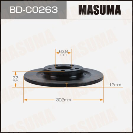 Brake disk Masuma, BD-C0263