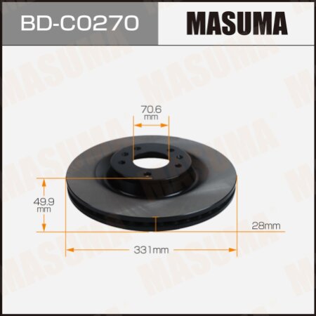 Brake disk Masuma, BD-C0270