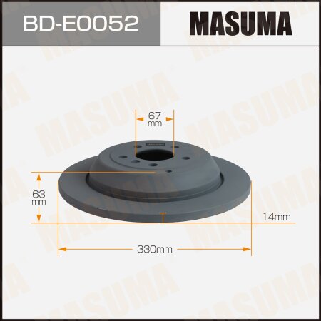 Brake disk Masuma, BD-E0052