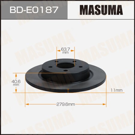 Brake disk Masuma, BD-E0187