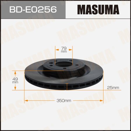 Brake disk Masuma, BD-E0256
