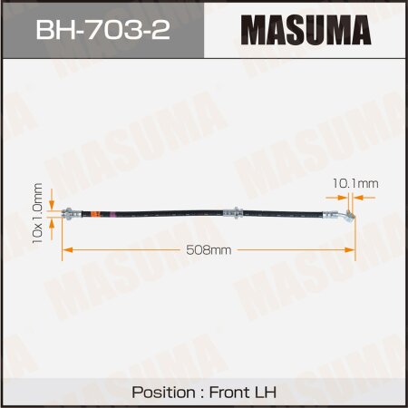 Brake hose Masuma, BH-703-2