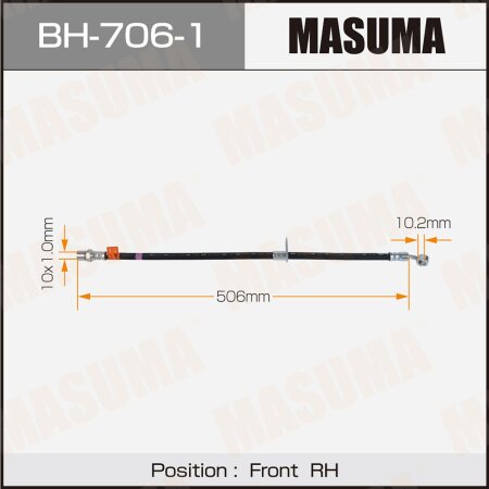 Brake hose Masuma, BH-706-1