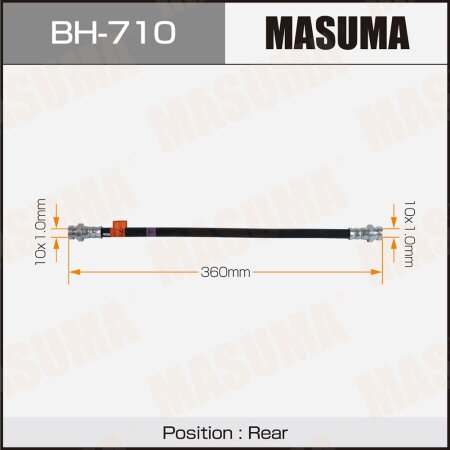 Brake hose Masuma, BH-710