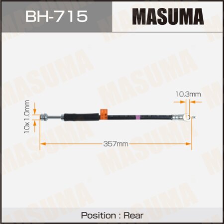 Brake hose Masuma, BH-715