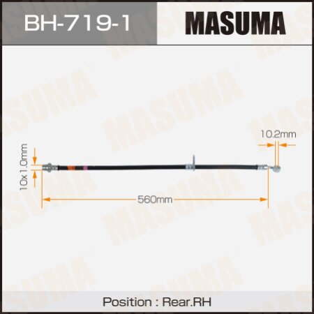 Brake hose Masuma, BH-719-1