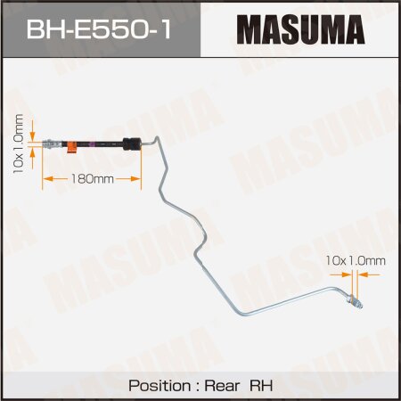 Brake hose Masuma, BH-E550-1