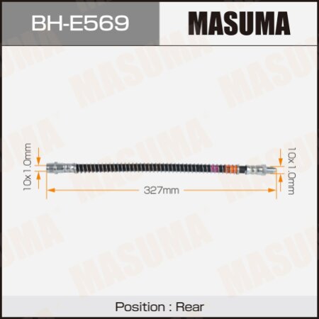 Brake hose Masuma, BH-E569