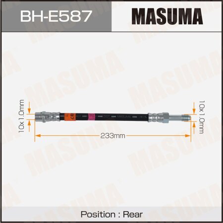 Brake hose Masuma, BH-E587