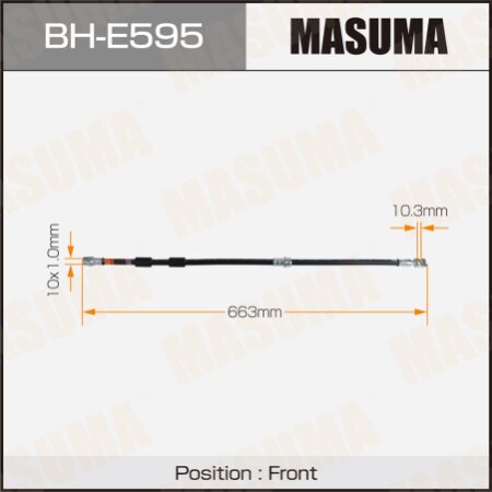 Brake hose Masuma, BH-E595