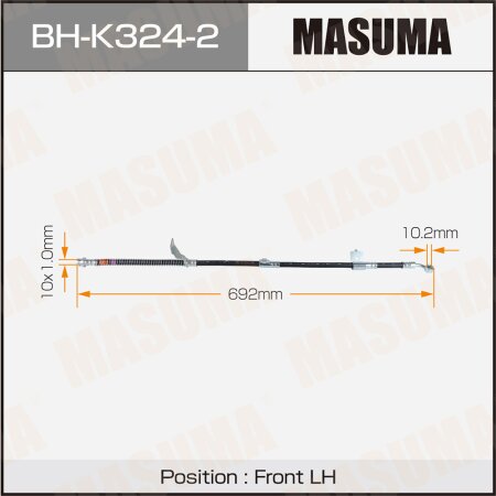 Brake hose Masuma, BH-K324-2