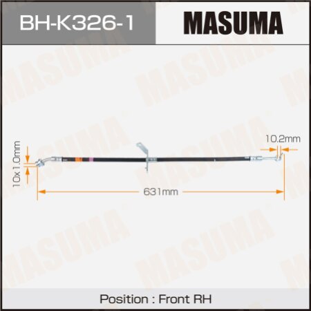 Brake hose Masuma, BH-K326-1